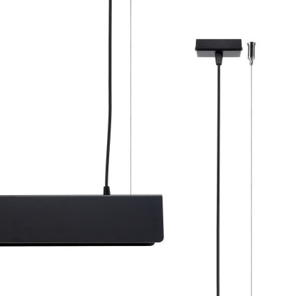  Κρεμαστό φωτιστικό οροφής LED SPARK 1xG13/8,5W/230V μαύρο
