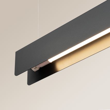  Κρεμαστό φωτιστικό οροφής LED SPARK 1xG13/8,5W/230V μαύρο