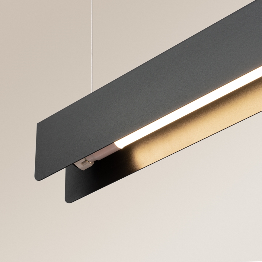  Κρεμαστό φωτιστικό οροφής LED SPARK 1xG13/8,5W/230V μαύρο