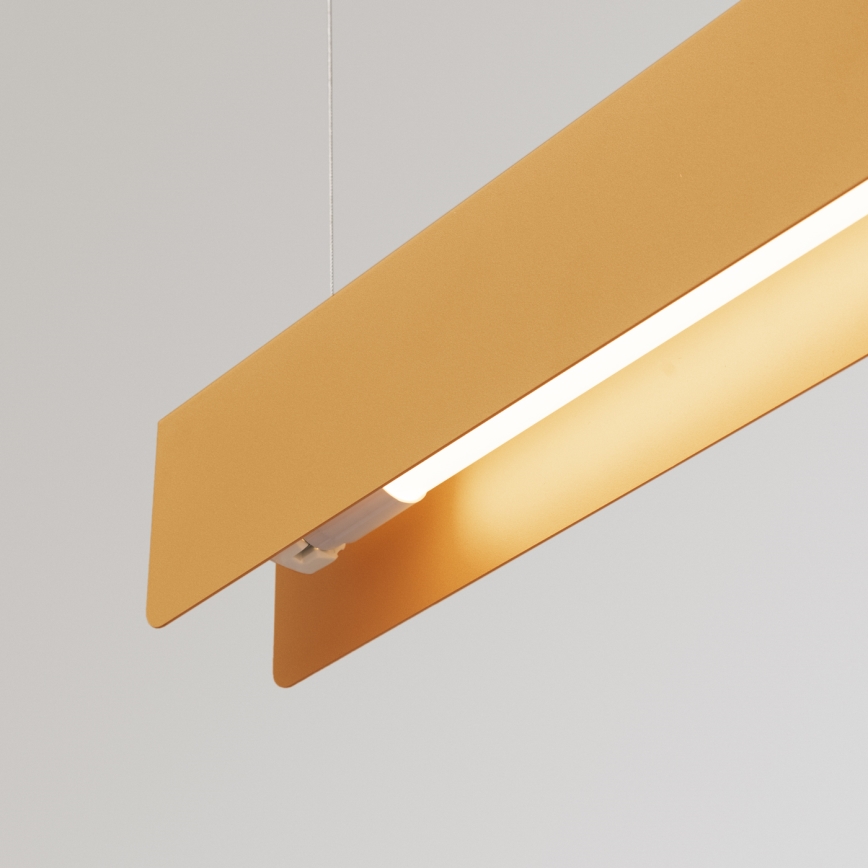  Κρεμαστό φωτιστικό οροφής LED SPARK 1xG13/8,5W/230V χρυσαφί