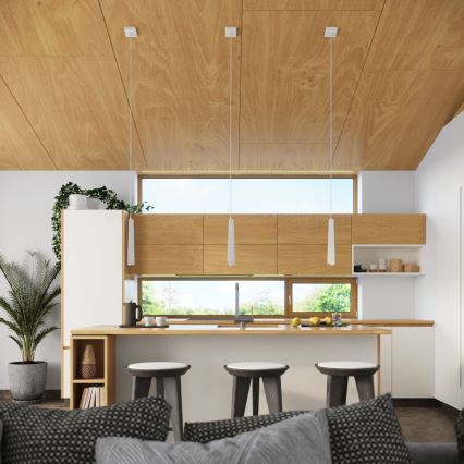 Κρεμαστό φωτιστικό οροφής PRYSM 1xG9/8W/230V λευκό