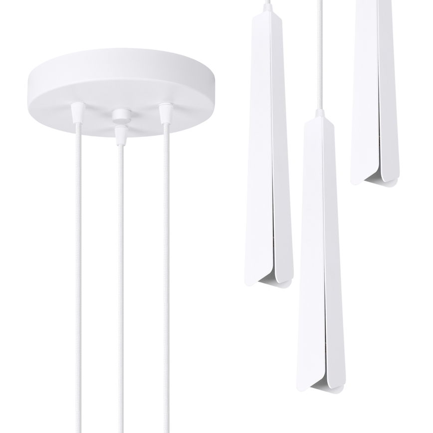 Κρεμαστό φωτιστικό οροφής PRYSM 3xG9/8W/230V λευκό