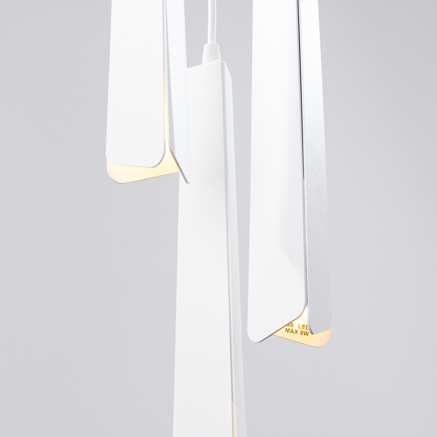 Κρεμαστό φωτιστικό οροφής PRYSM 3xG9/8W/230V λευκό