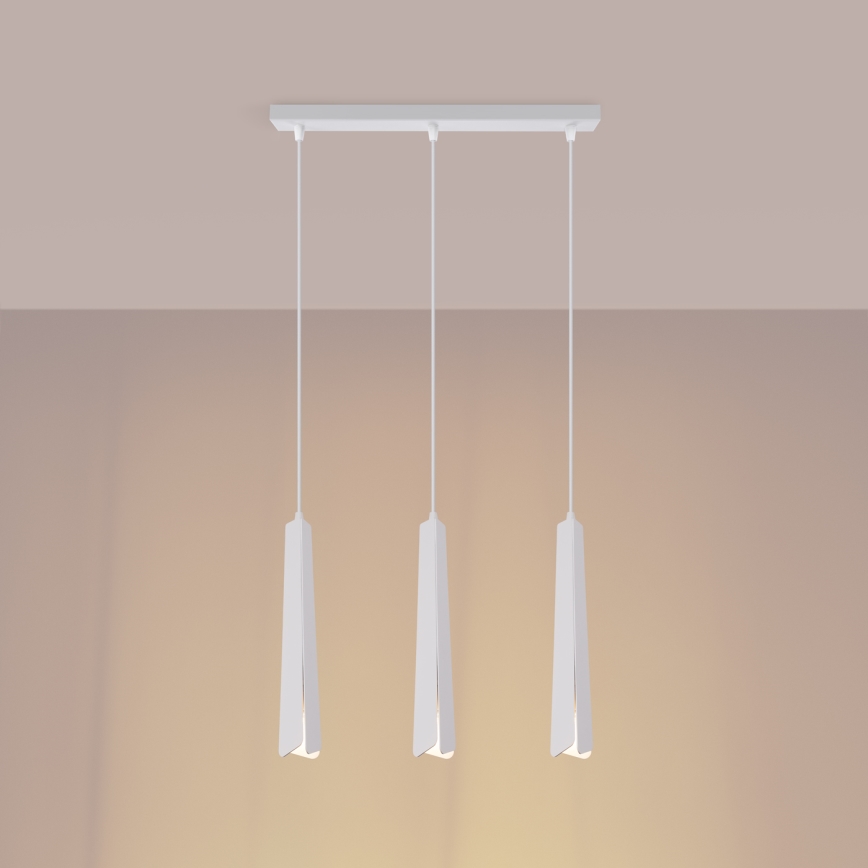 Κρεμαστό φωτιστικό οροφής PRYSM 3xG9/8W/230V λευκό