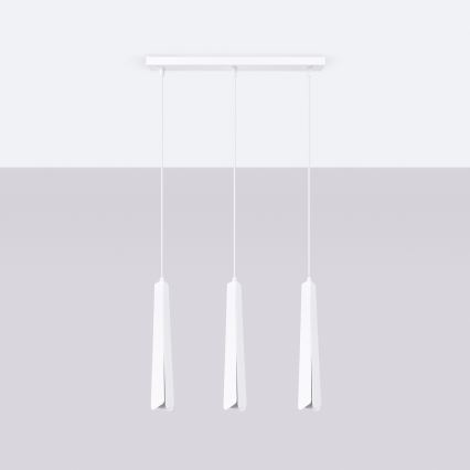 Κρεμαστό φωτιστικό οροφής PRYSM 3xG9/8W/230V λευκό