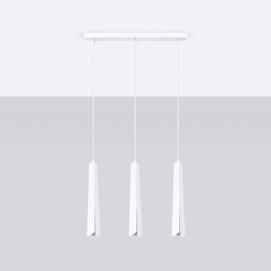 Κρεμαστό φωτιστικό οροφής PRYSM 3xG9/8W/230V λευκό