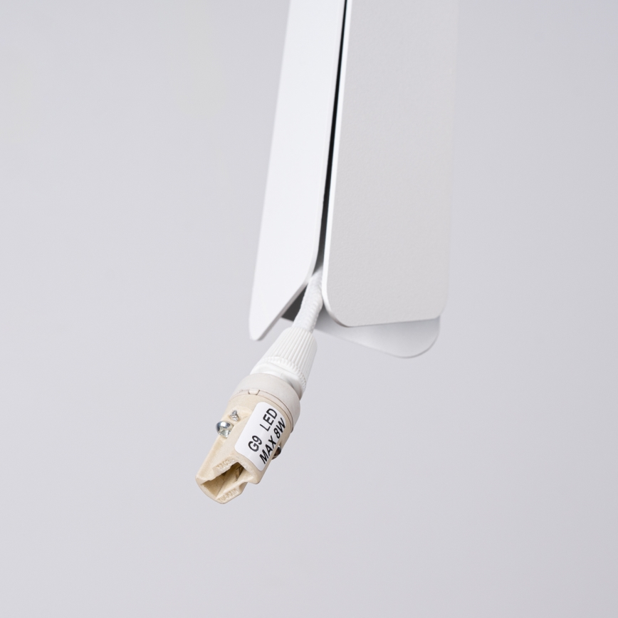 Κρεμαστό φωτιστικό οροφής PRYSM 3xG9/8W/230V λευκό