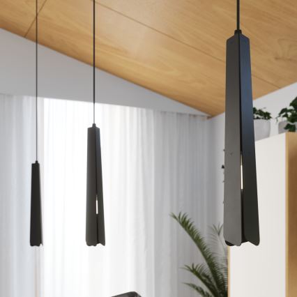 Κρεμαστό φωτιστικό οροφής PRYSM 1xG9/8W/230V μαύρο