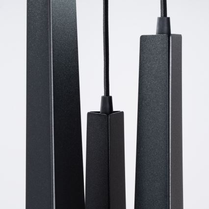 Κρεμαστό φωτιστικό οροφής PRYSM 3xG9/8W/230V μαύρο