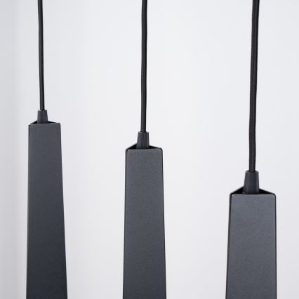 Κρεμαστό φωτιστικό οροφής PRYSM 3xG9/8W/230V μαύρο