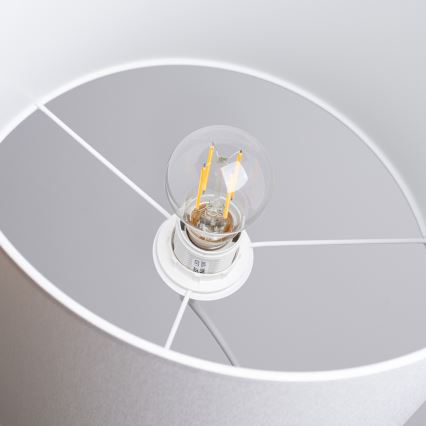 Κρεμαστό φωτιστικό οροφής NOVA 1xE27/15W/230V διάμετρος 30 cm λευκό