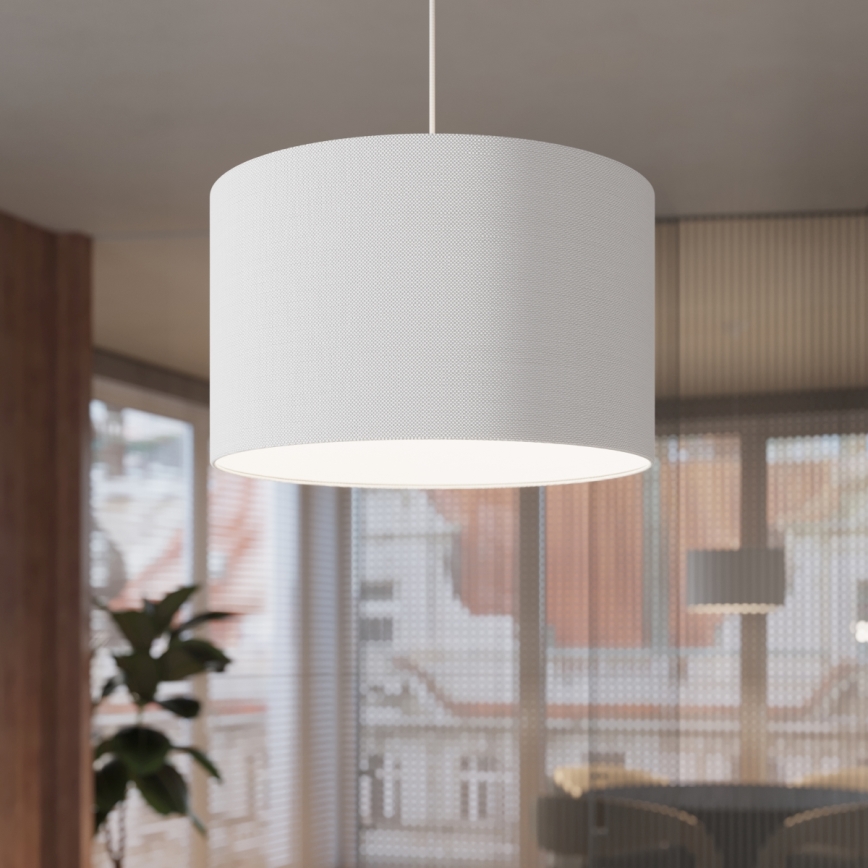 Κρεμαστό φωτιστικό οροφής NOVA 1xE27/15W/230V διάμετρος 30 cm λευκό