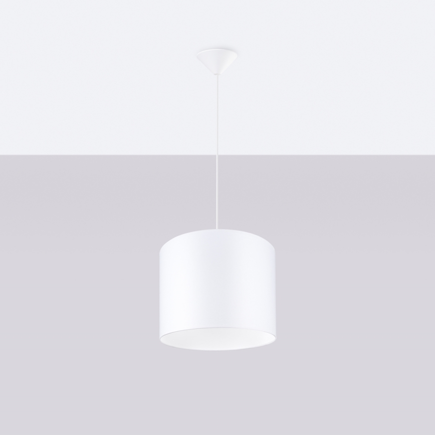 Κρεμαστό φωτιστικό οροφής NOVA 1xE27/15W/230V διάμετρος 30 cm λευκό