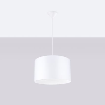 Κρεμαστό φωτιστικό οροφής NOVA 1xE27/15W/230V διάμετρος 40 cm λευκό
