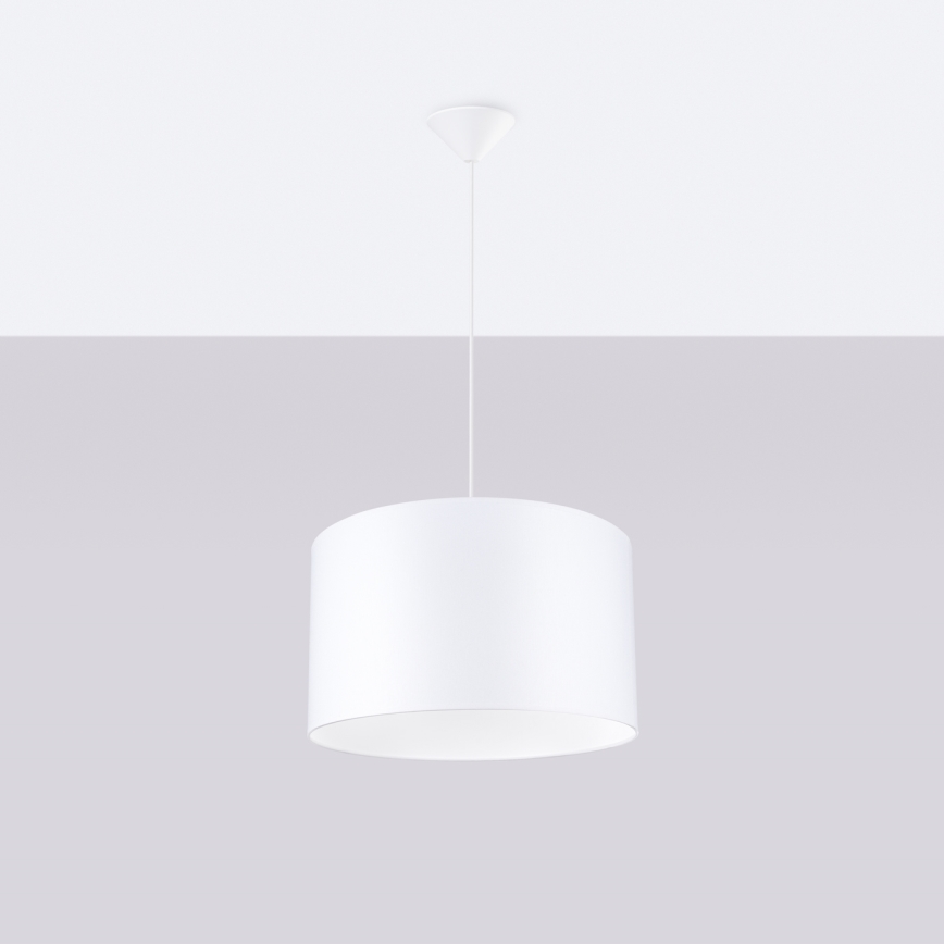 Κρεμαστό φωτιστικό οροφής NOVA 1xE27/15W/230V διάμετρος 40 cm λευκό