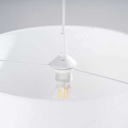 Κρεμαστό φωτιστικό οροφής NOVA 1xE27/15W/230V διάμετρος 40 cm λευκό