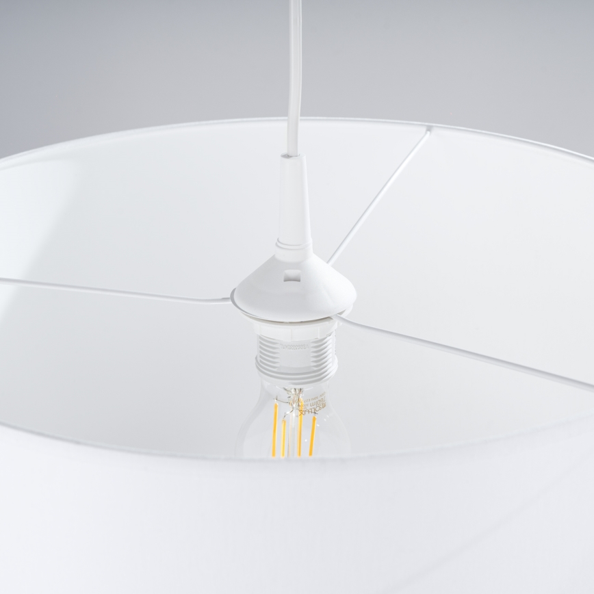 Κρεμαστό φωτιστικό οροφής NOVA 1xE27/15W/230V διάμετρος 40 cm λευκό