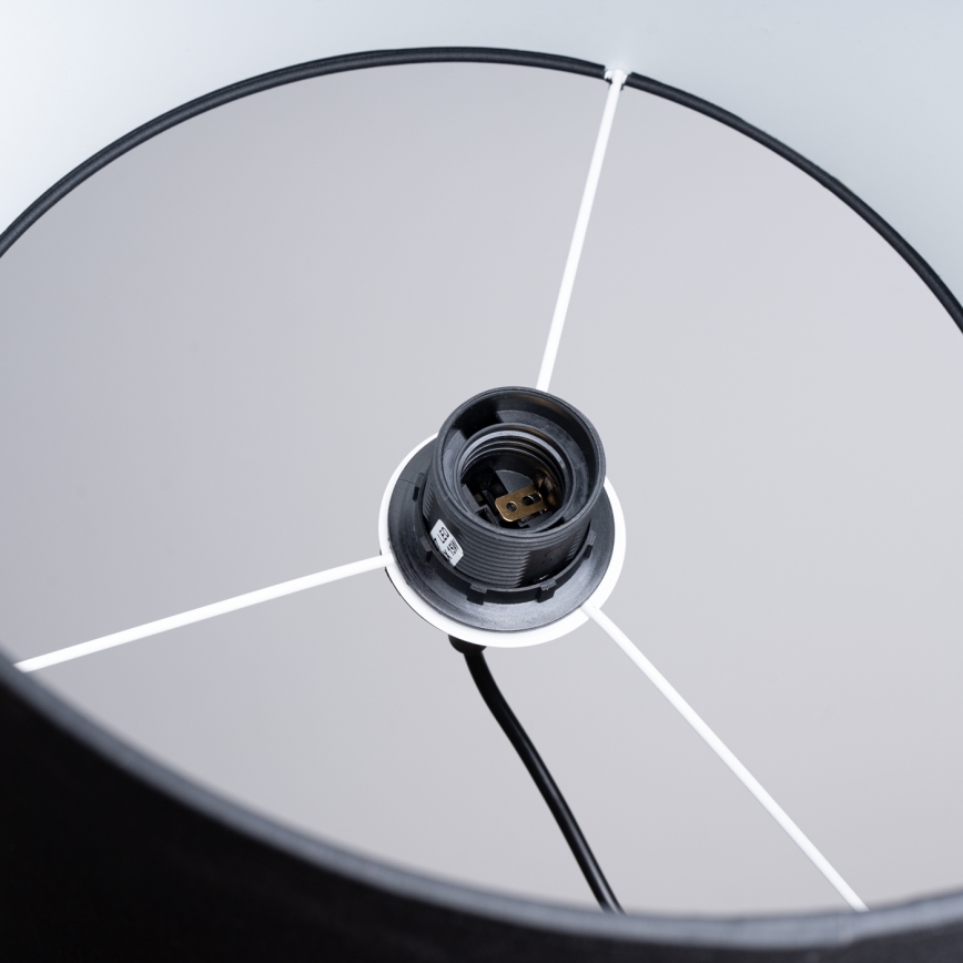 Κρεμαστό φωτιστικό οροφής NOVA 1xE27/15W/230V διάμετρος 30 cm μαύρο