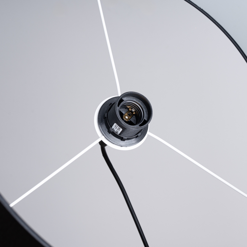 Κρεμαστό φωτιστικό οροφής NOVA 1xE27/15W/230V διάμετρος 40 cm μαύρο