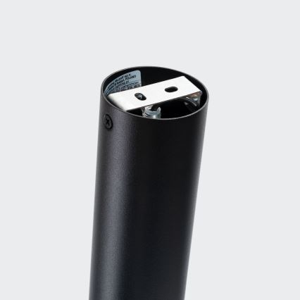 Φωτιστικό σποτ NERO 1xGU10/10W/230V 22,5 cm μαύρο/γυαλιστερό χρώμιο