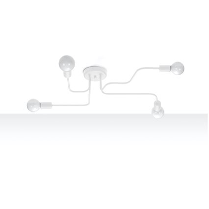 Πλαφονιέρα οροφής VECTOR 4xE27/15W/230V λευκό