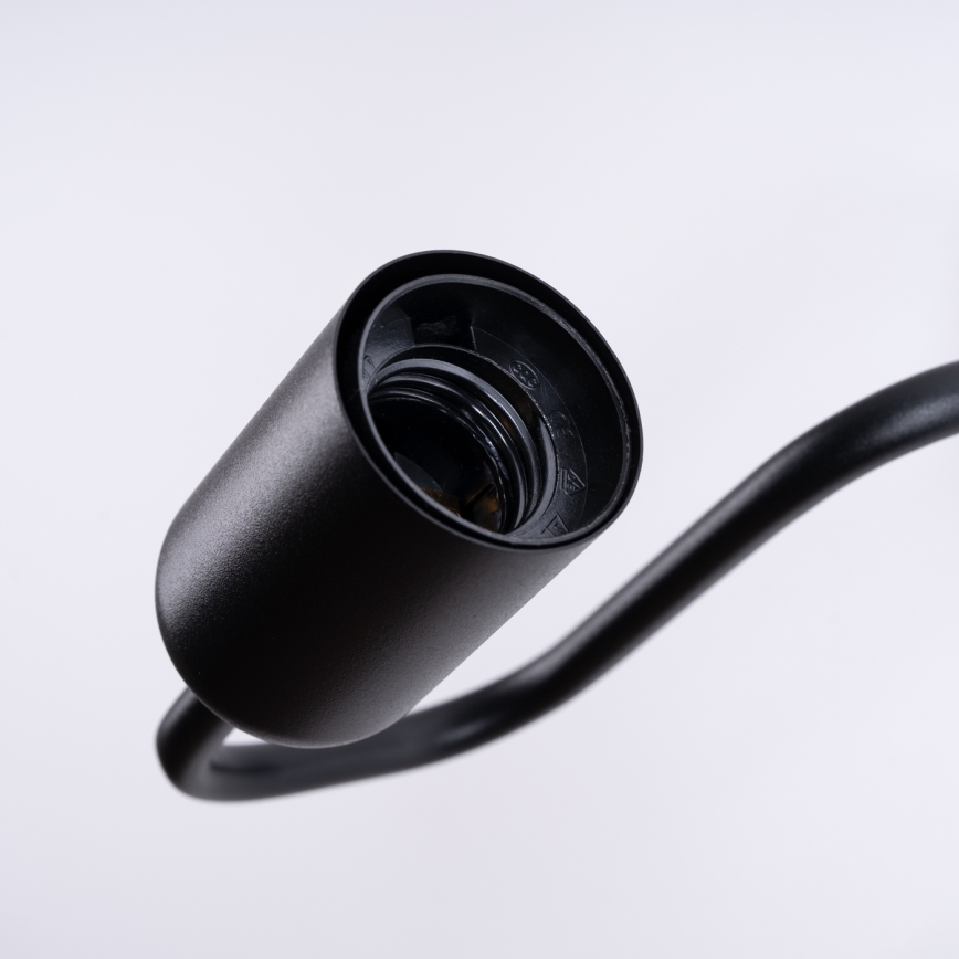 Λάμπα τοίχου VECTOR 1xE27/15W/230V μαύρο