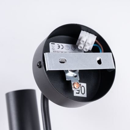 Λάμπα τοίχου VECTOR 1xE27/15W/230V μαύρο