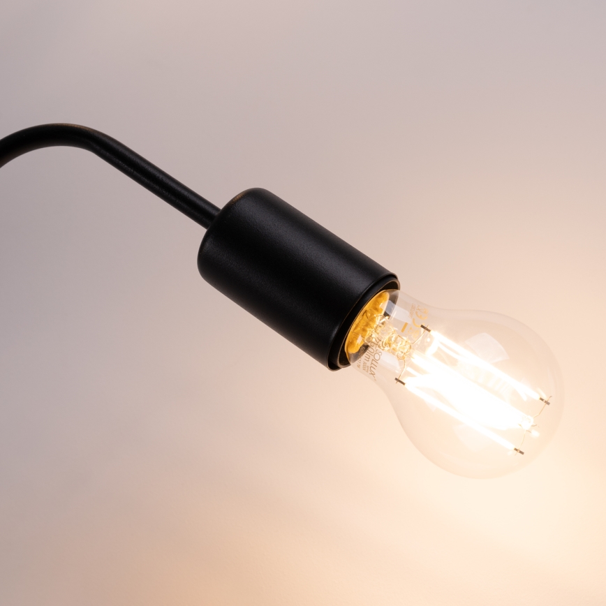 Πλαφονιέρα οροφής VECTOR 4xE27/15W/230V μαύρο