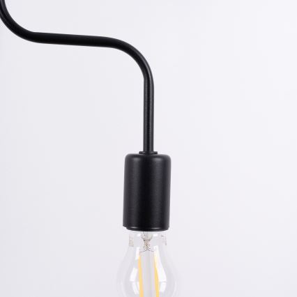 Πλαφονιέρα οροφής VECTOR 4xE27/15W/230V μαύρο