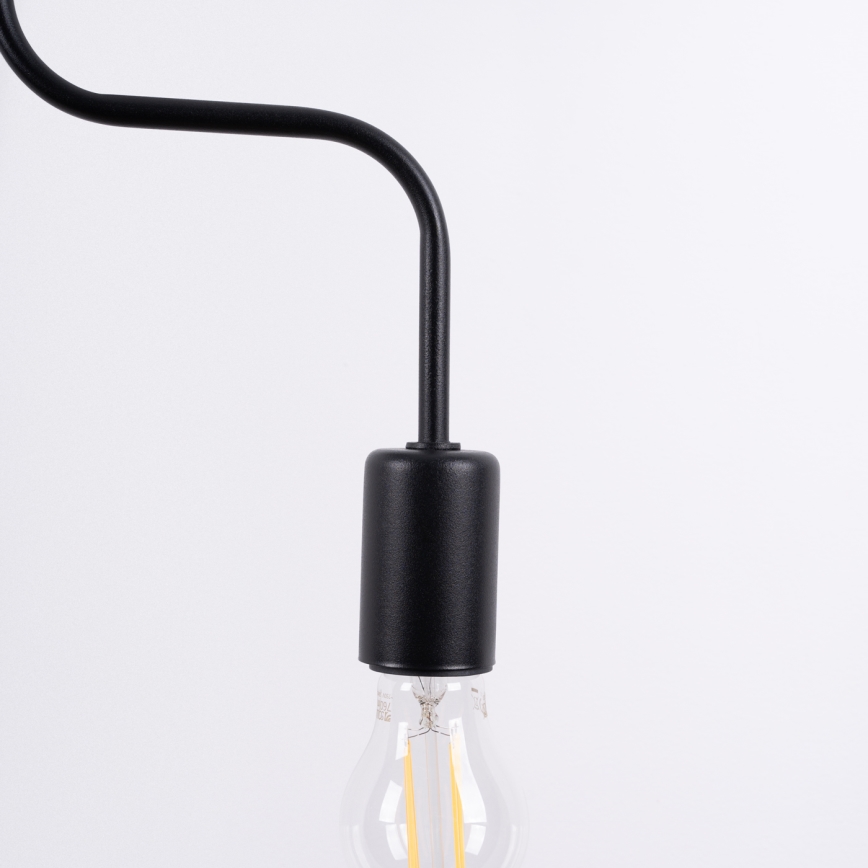 Πλαφονιέρα οροφής VECTOR 4xE27/15W/230V μαύρο