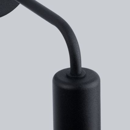 Λάμπα τοίχου NORAH 1xE27/15W/230V μαύρο