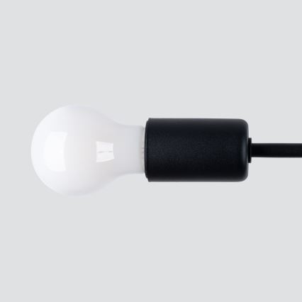 Κρεμαστό φωτιστικό NORAH 3xE27/15W/230V μαύρο
