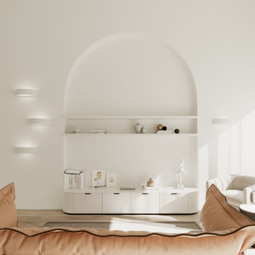 Φωτιστικό τοίχου ATENA 1xE27/15W/230V 20 cm λευκό