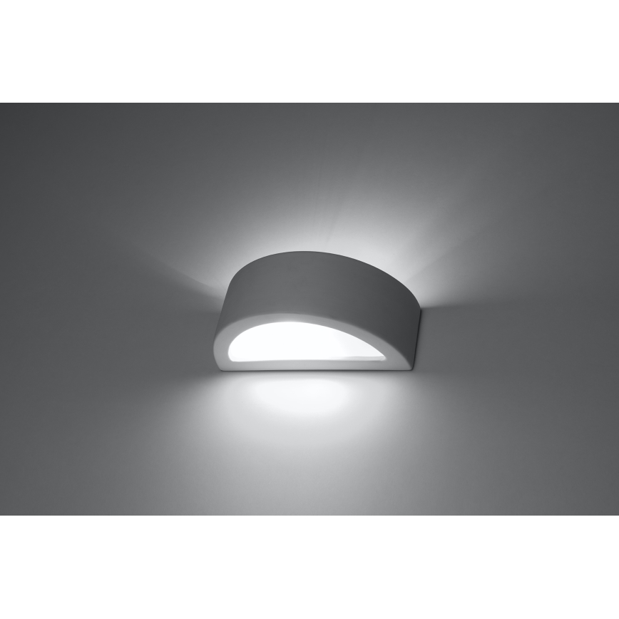 Φωτιστικό τοίχου ATENA 1xE27/15W/230V 20 cm λευκό