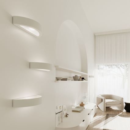 Φωτιστικό τοίχου ATENA 1xE27/15W/230V 20 cm λευκό