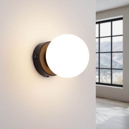 Φωτιστικό τοίχου YOLI 1xG9/8W/230V μαύρο