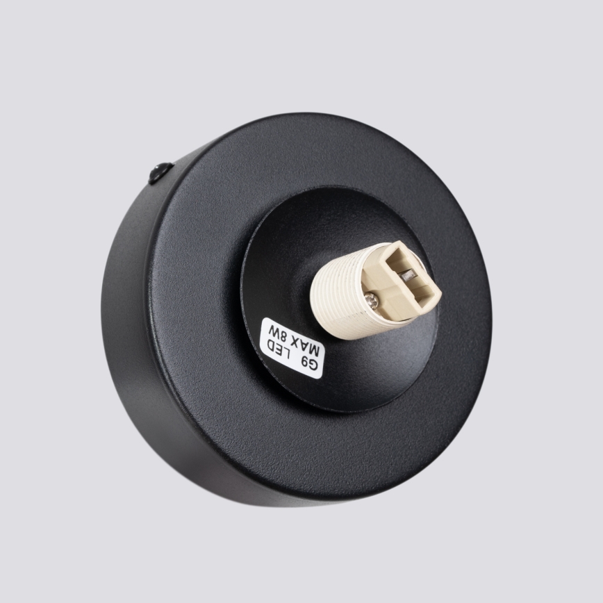 Φωτιστικό τοίχου YOLI 1xG9/8W/230V μαύρο