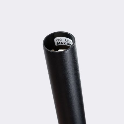 Κρεμαστό φωτιστικό οροφής BLISS 1xG9/8W/230V μαύρο