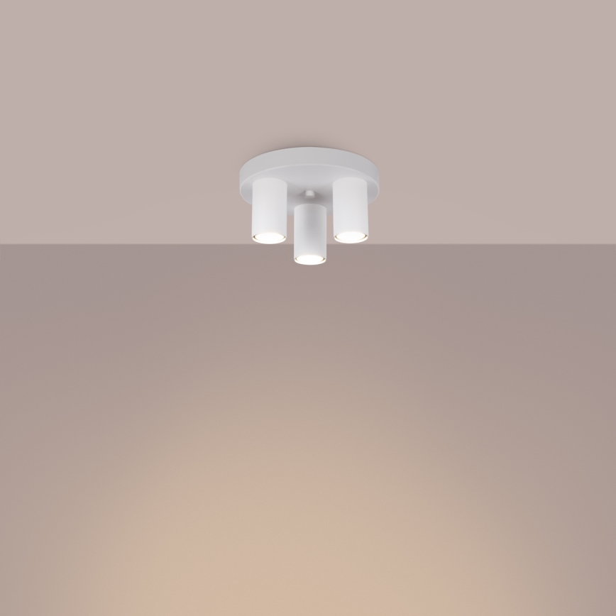 Φωτιστικό σποτ LAGOS 3xGU10/10W/230V λευκό