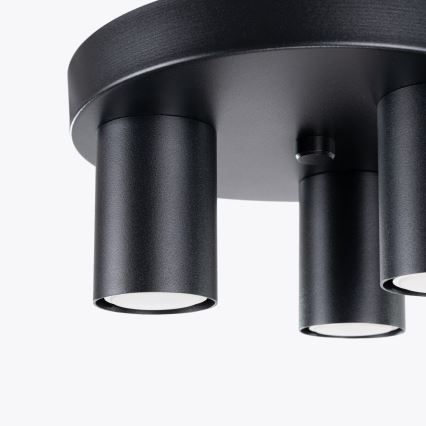 Φωτιστικό σποτ LAGOS 3xGU10/10W/230V μαύρο