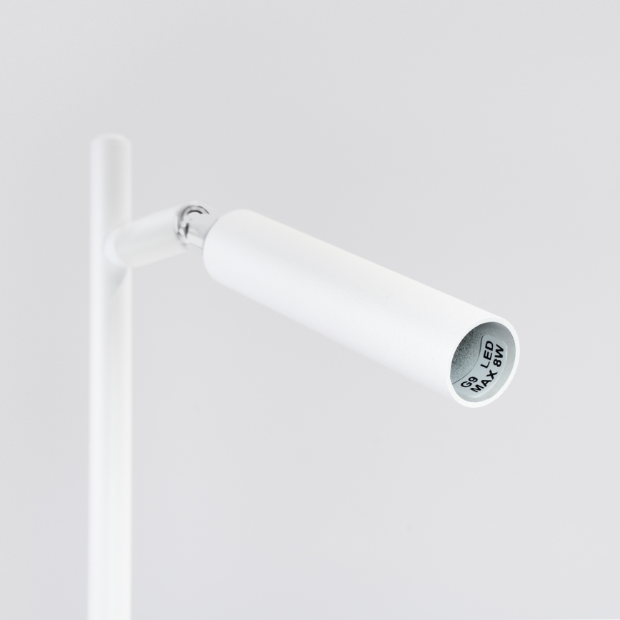 Eπιτραπέζιο φωτιστικό PASTELO 1xG9/8W/230V λευκό