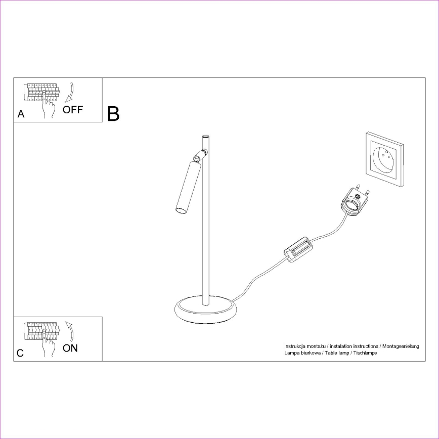Eπιτραπέζιο φωτιστικό PASTELO 1xG9/8W/230V χρυσό