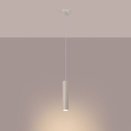Κρεμαστό φωτιστικό οροφής LAGOS 1xGU10/10W/230V κρεμ