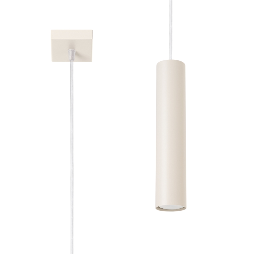 Κρεμαστό φωτιστικό οροφής LAGOS 1xGU10/10W/230V κρεμ