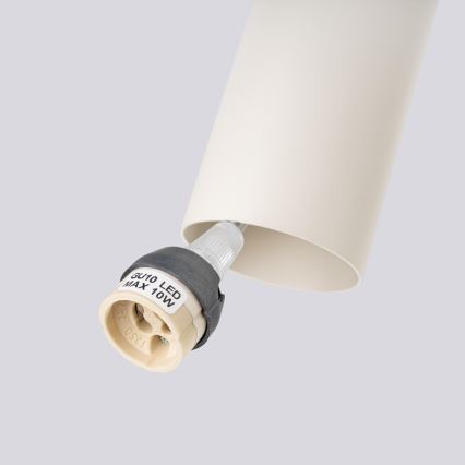 Κρεμαστό φωτιστικό οροφής LAGOS 1xGU10/10W/230V κρεμ