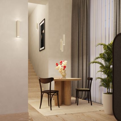 Κρεμαστό φωτιστικό οροφής LAGOS 3xGU10/10W/230V κρεμ