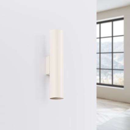 Φωτιστικό τοίχου LAGOS 2xGU10/10W/230V κρεμ