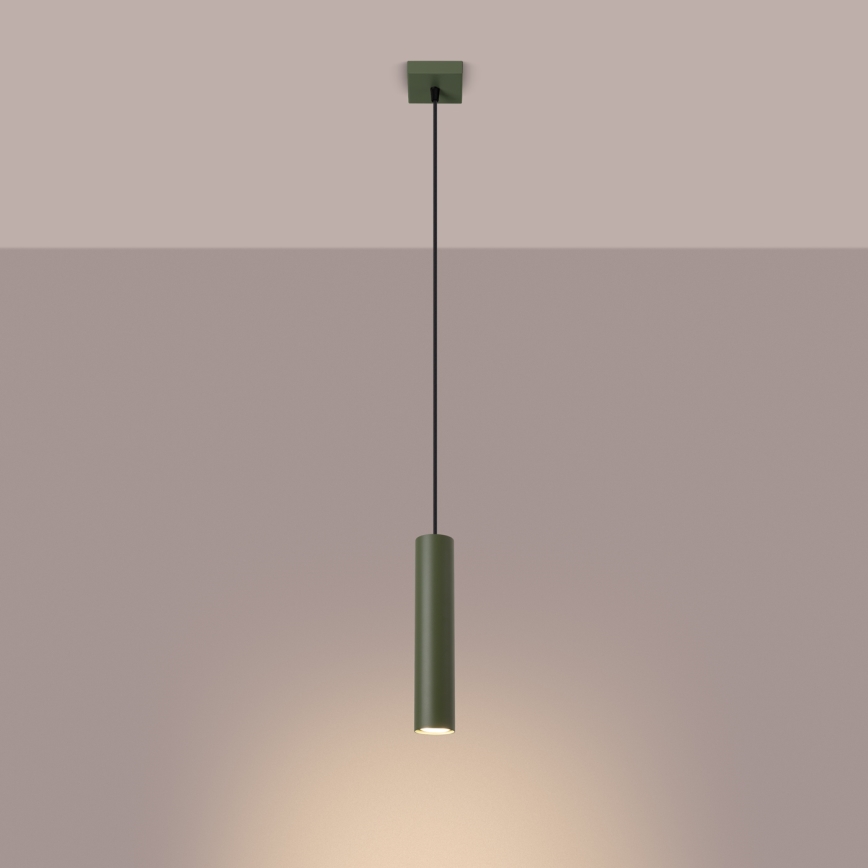 Κρεμαστό φωτιστικό οροφής LAGOS 1xGU10/10W/230V πράσινο