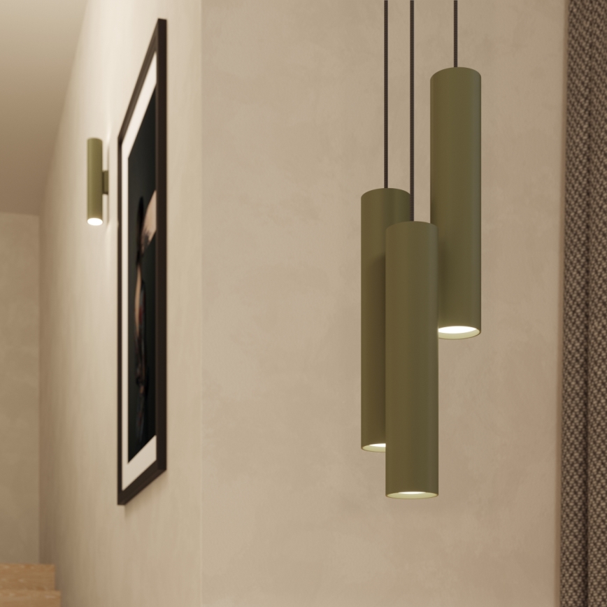 Κρεμαστό φωτιστικό οροφής LAGOS 1xGU10/10W/230V πράσινο