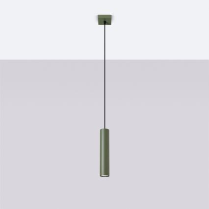 Κρεμαστό φωτιστικό οροφής LAGOS 1xGU10/10W/230V πράσινο